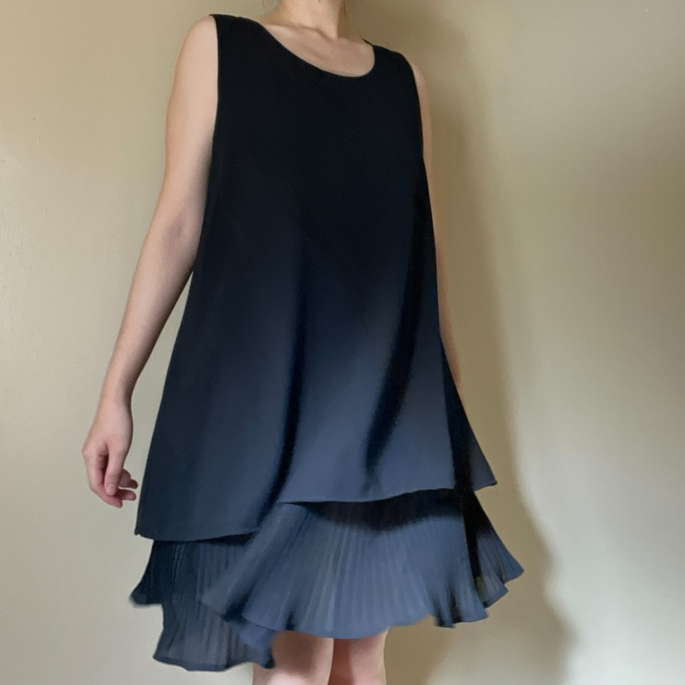 Black Pleated Dress